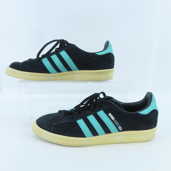 実際に弊社で買取させて頂いたadidas×WIND AND SEA×atmos/アディダス×ウィンダンシー×アトモス キャンパス 80s スニーカー GX3952/26.5の画像 3枚目