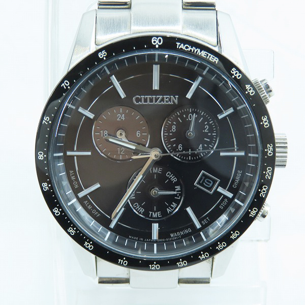 実際に弊社で買取させて頂いたCITIZEN/シチズン ECO DRIVE/エコドライブ クロノグラフ 腕時計 E820-S083460