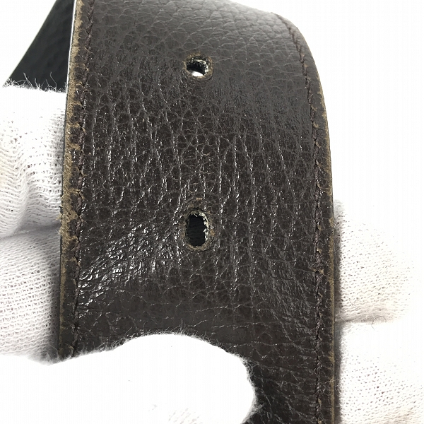 実際に弊社で買取させて頂いたGUCCI/グッチ レザー ベルト 449715/95-38の画像 6枚目
