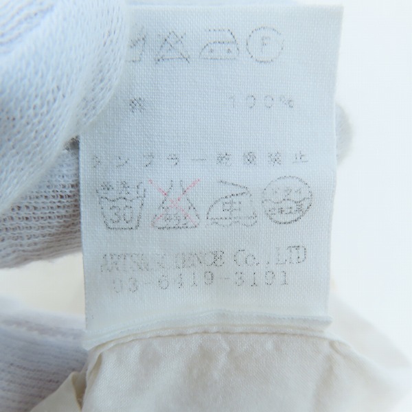 実際に弊社で買取させて頂いたARTS&SCIENCE/アーツ＆サイエンス ノーカラー 長袖シャツ/3の画像 4枚目