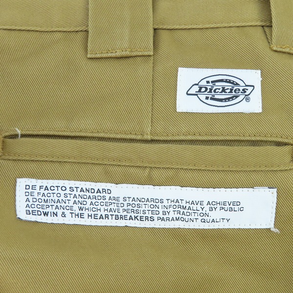 実際に弊社で買取させて頂いたDickies/ディッキーズ×BEDWIN & THE HEARTBREAKERS/ベドウィン トラウザーパンツ カーキ系 22SB-4667/1の画像 5枚目