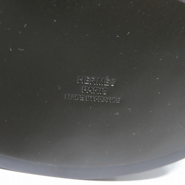 実際に弊社で買取させて頂いたHERMES/エルメス サマルカンド ペーパーウェイト 置物 オブジェ ブラックの画像 5枚目