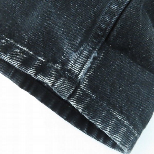 実際に弊社で買取させて頂いたJOHN LAWRENCE SULLIVAN/ジョンローレンスサリバン LEATHER PATCH DENIM/レザーパッチ デニムパンツ 2B012-0321-28/46の画像 7枚目