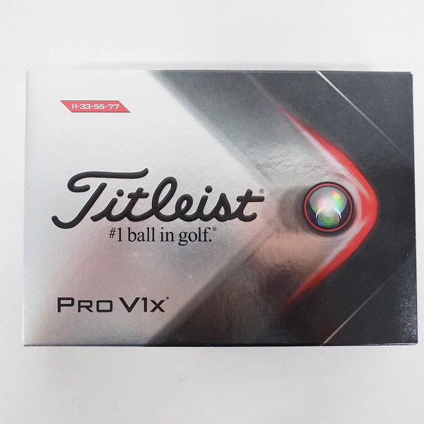 実際に弊社で買取させて頂いた【未使用】Titleist/タイトリスト PRO V1x ゴルフボール ホワイト 1ダースの画像 2枚目
