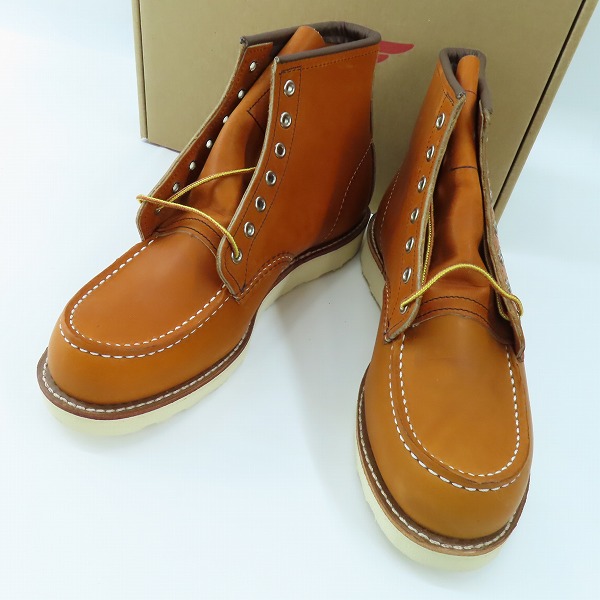 実際に弊社で買取させて頂いたRED WING/レッドウィング 6-inch Classic Moc アイリッシュセッター モックトゥ 875/9E