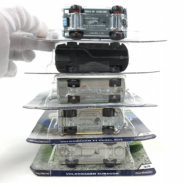 実際に弊社で買取させて頂いた【未開封】Hot Wheels/ホットウィール CARGO CARRIERS VOLKSWAGEN T1 PANEL BUS/NISSAN C10 SKYLINE WAGON 他 5点セットの画像 5枚目