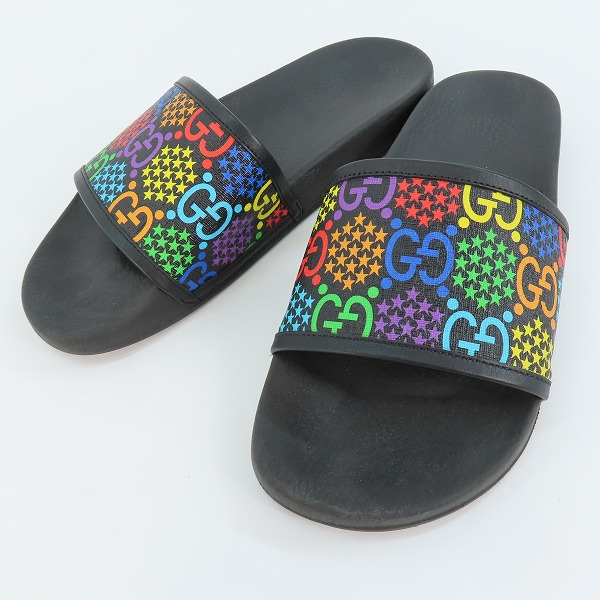 実際に弊社で買取させて頂いたGucci/グッチ GＧサイケデリック シャワーサンダル 8