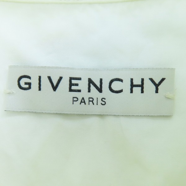 実際に弊社で買取させて頂いた【JPタグ】GIVENCHY/ジバンシィ 半袖シャツ ロゴプリント BM60L3109F/37の画像 2枚目