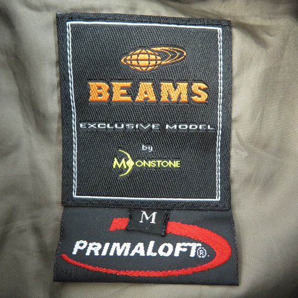 実際に弊社で買取させて頂いたBEAMS×MOONSTONE/ビームス×ムーンストーン 中綿 ジャケット/ブルゾン/Mの画像 2枚目