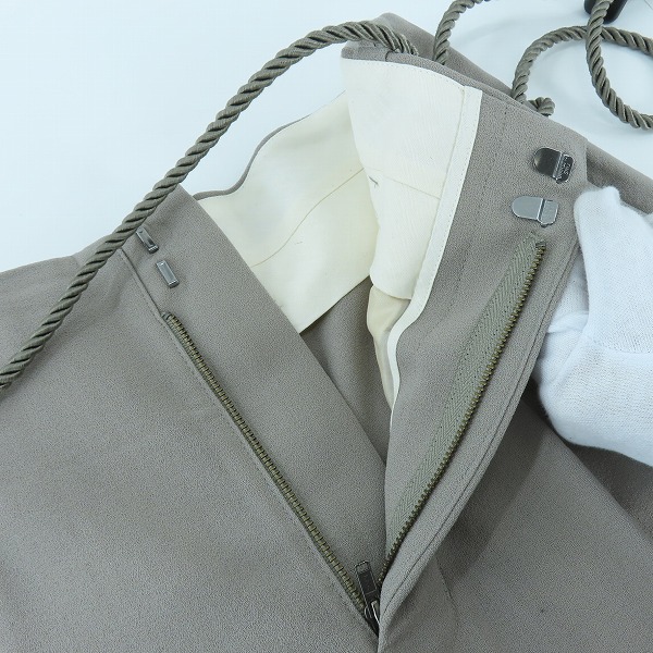 実際に弊社で買取させて頂いたETHOSENS/エトセンス 21SS ロープベルト スラックスパンツ E121-701/1の画像 2枚目