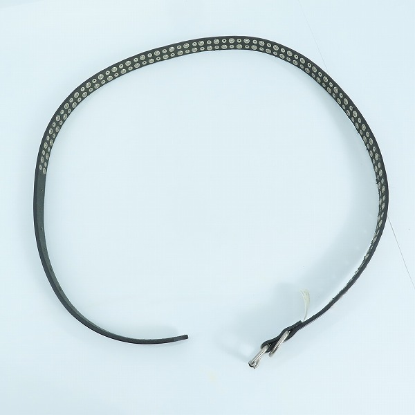 実際に弊社で買取させて頂いたJUNYA WATANABE COMME des GARCONS/ジュンヤワタナベコムデギャルソン スタッズ レザーベルト WT-IC303/Mの画像 8枚目