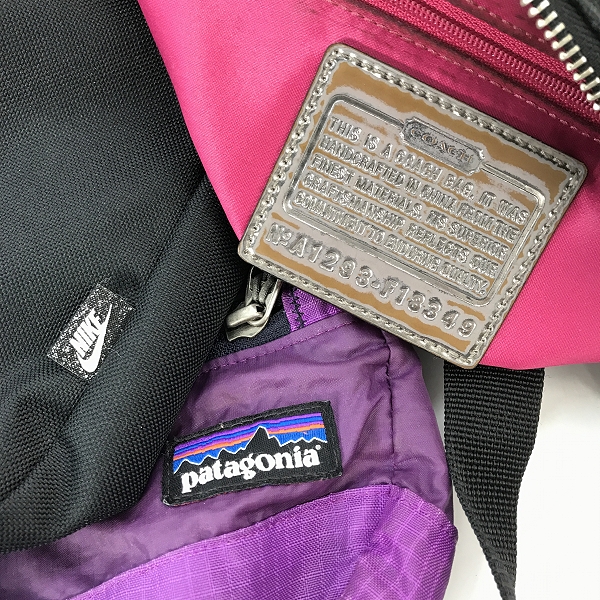 実際に弊社で買取させて頂いた【おまとめ】ナイキ/パタゴニア/コーチ 等 ショルダーバッグ/リュック 他の画像 1枚目