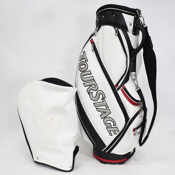 実際に弊社で買取させて頂いたBRIDGESTONE/ブリヂストン TOURSTAGE/ツアーステージ V002 11本セット FLEX：S キャディバッグ付きの画像 9枚目