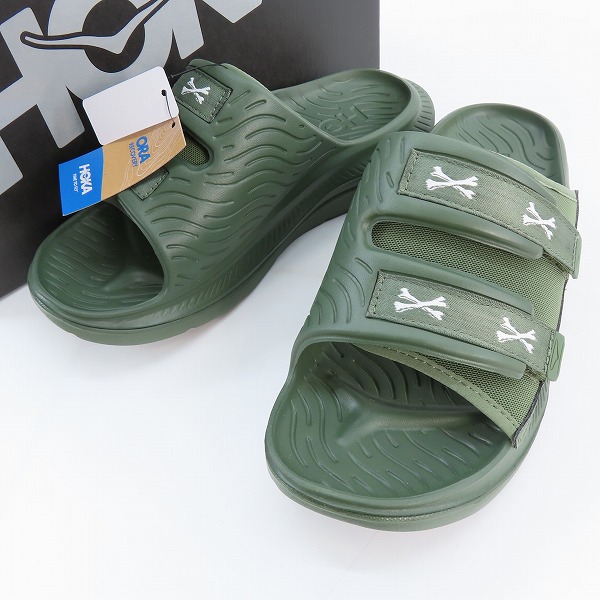 実際に弊社で買取させて頂いた【未使用】WTAPS × HOKA ONEONE/ダブルタップス × ホカ オネオネ Ora Luxe Olive Drab/オラ ラックス 1155398/27
