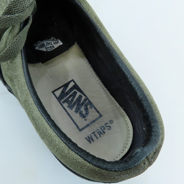 実際に弊社で買取させて頂いたWTAPS×VANS VAULT/ダブルタップス×バンズ ボルト コラボ OG ERA Navy/croc/エラ スニーカー VN0A3CXNU9U/28の画像 4枚目