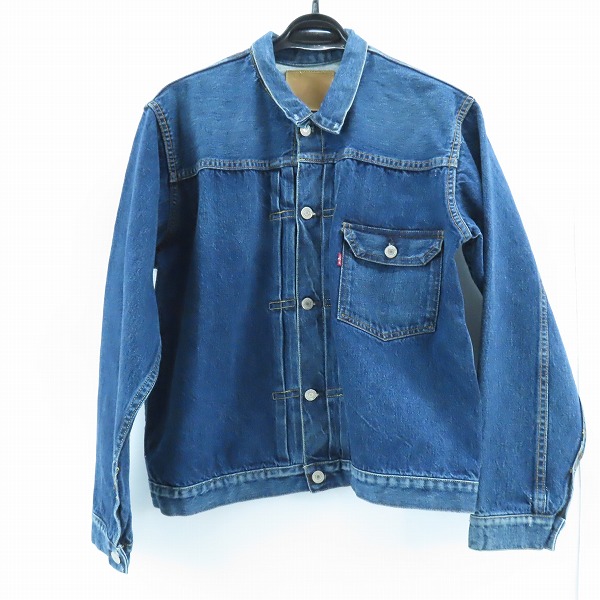 実際に弊社で買取させて頂いたLevi's/リーバイス 506XX/70501-0003 1st/ファースト 復刻 555刻印 米国製 デニムジャケット/44