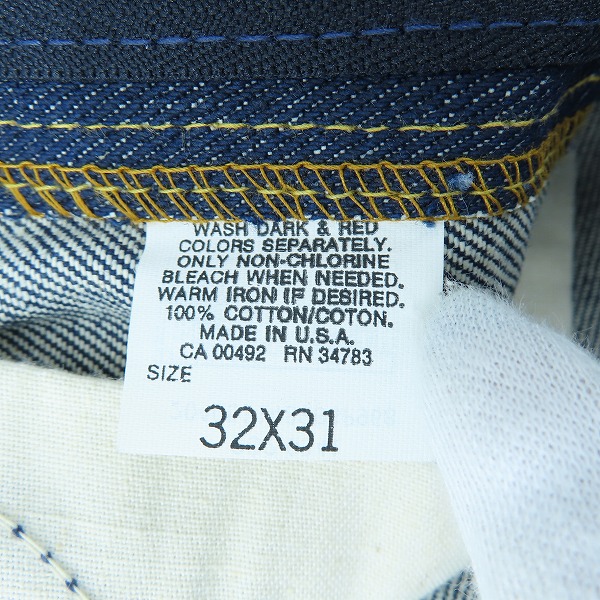 実際に弊社で買取させて頂いたLee/リー REGULAR FIT BOOT CUTS/レギュラーフィット ブーツカット デニムパンツ/ジーンズ 202-0341/32×31の画像 3枚目