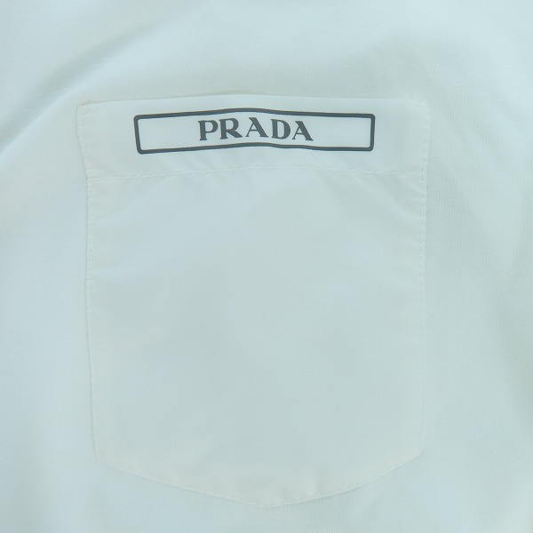 実際に弊社で買取させて頂いた【JPタグ】PRADA/プラダ 22SS ロゴポケット 半袖ポロシャツ SJN252 R191 710/Sの画像 7枚目