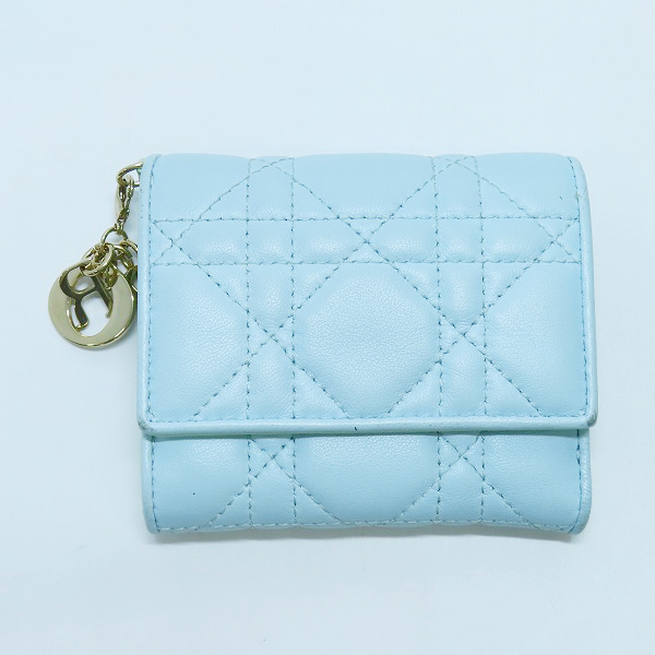 実際に弊社で買取させて頂いたDIOR/ディオール Lady Dior/レディディオール ロータスウォレット 三つ折り財布