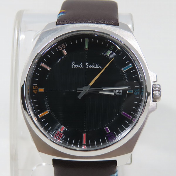 実際に弊社で買取させて頂いたPaul Smith/ポールスミス クローズドアイ クォーツ メンズ腕時計 1116-T020640