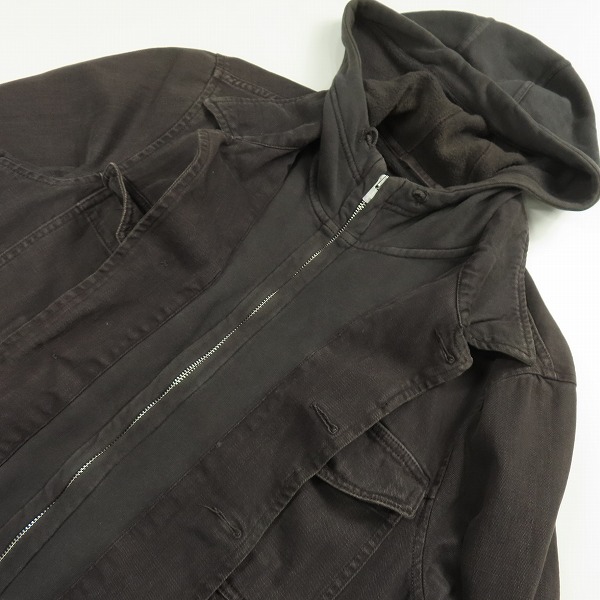 実際に弊社で買取させて頂いたC.P.COMPANY/シーピーカンパニー ジップアップ パーカー 4318M229/48の画像 4枚目
