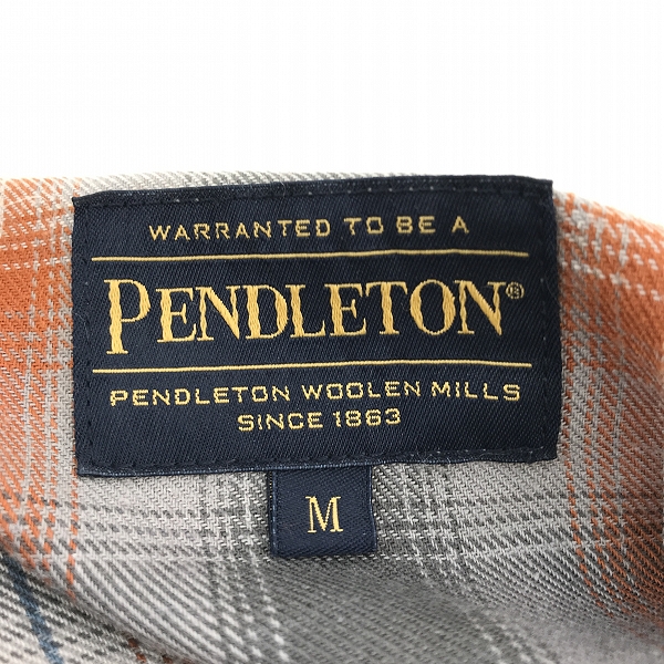 実際に弊社で買取させて頂いたPENDLETON/ペンドルトン チェック柄 ジャケット 20SS GMV-40040-A/Mの画像 2枚目