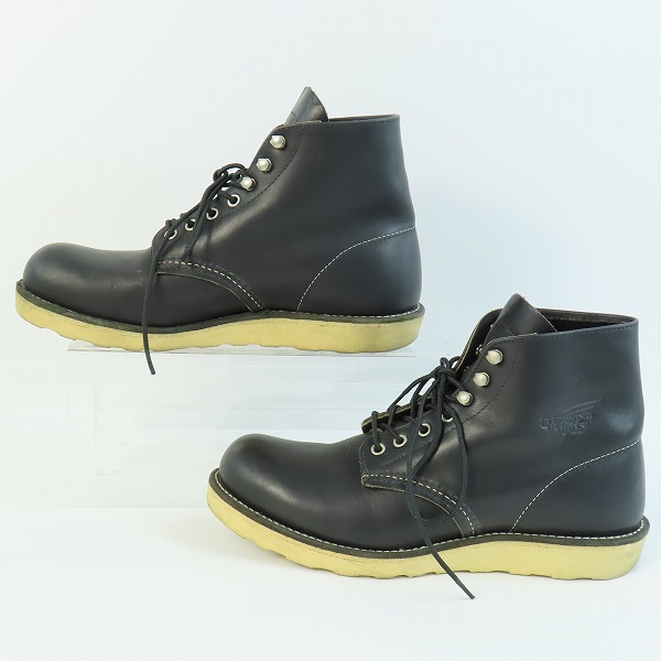 実際に弊社で買取させて頂いたRED WING/レッドウィング PLAIN TOE プレーントゥ レースアップブーツ 9070/8Dの画像 3枚目