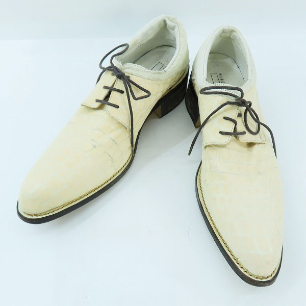 実際に弊社で買取させて頂いたHIROMU TAKAHARA/ヒロムタカハラ 型押し/ハラコ切り替えシューズ 69410035/42