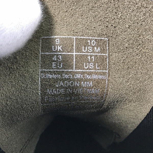 実際に弊社で買取させて頂いたDr.Martens x Warner Bros/ドクターマーチン×ワーナーブラザーズ 100th Anniversary JADON MM/ジェイドン ブーツ UK9の画像 5枚目