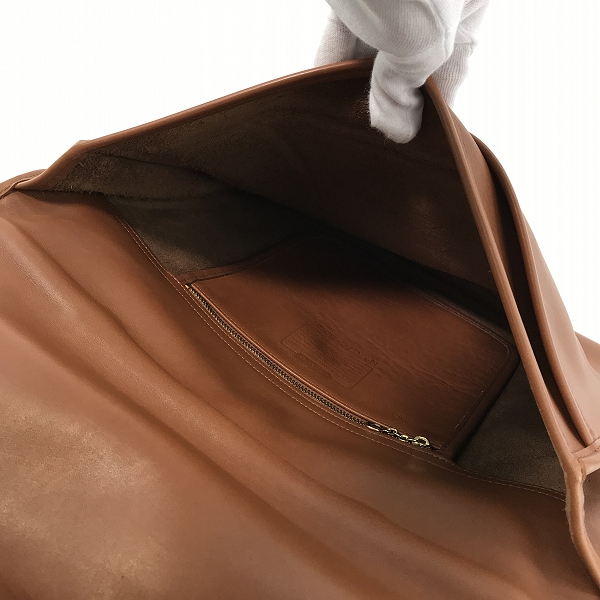 実際に弊社で買取させて頂いたCOACH/コーチ オールドコーチ ヴィンテージ レザー ビジネスバッグ C7C-5255の画像 3枚目