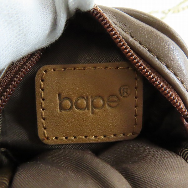 実際に弊社で買取させて頂いたA BATHING APE/アベイシングエイプ BABY MILO PLUSH DOLL CHAIN SHOULDER BAG ミニショルダーバッグ の画像 6枚目