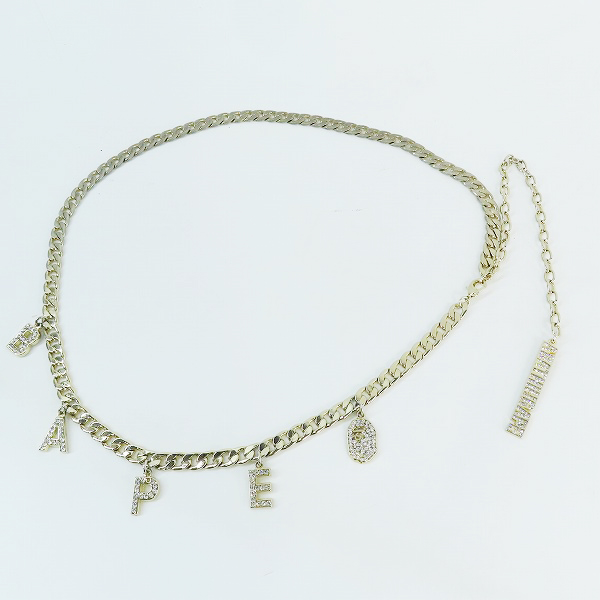 実際に弊社で買取させて頂いたA BATHING APE/アベイシングエイプ BAPE BELLY CHAIN ベリーチェーン