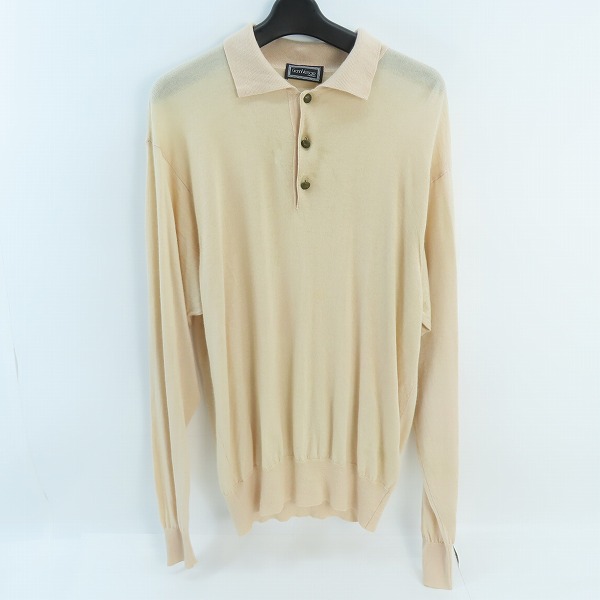 実際に弊社で買取させて頂いたGIANNI VERSACE/ジャンニヴェルサーチ ニット ポロシャツ/48