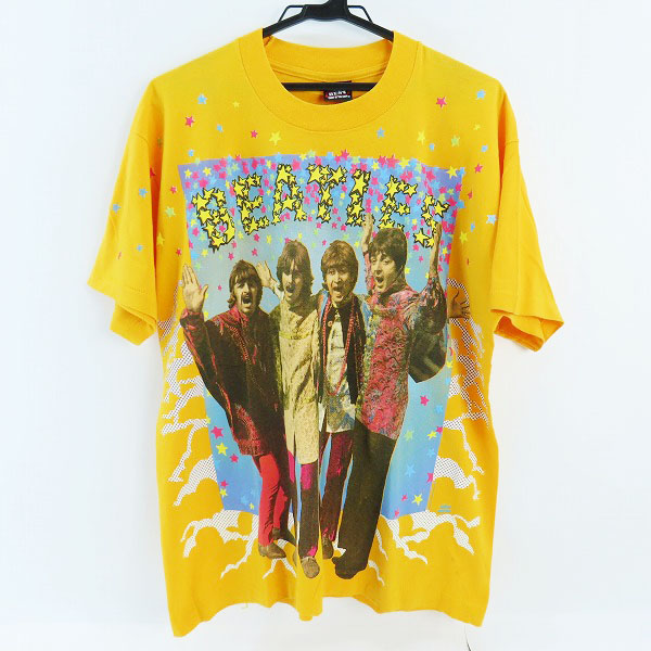 実際に弊社で買取させて頂いたFruit of the Loom社 94年 ヴィンテージ The Beatles/ビートルズ プリント Tシャツ /L