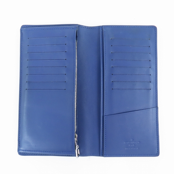 実際に弊社で買取させて頂いたLOUIS VUITTON/ルイヴィトン ポルトフォイユ・ブラザ モノグラム バンダナ 2つ折り長財布 ウォレット M81405の画像 3枚目