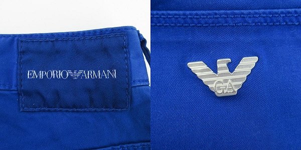 実際に弊社で買取させて頂いたEMPORIO ARMANI/エンポリオアルマーニ Slim Fit デニムパンツ 3G1J06 1NEDZ/30×32の画像 2枚目