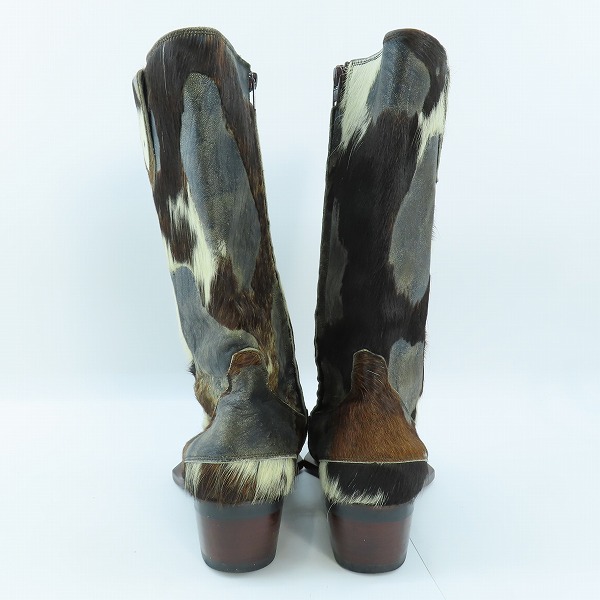 実際に弊社で買取させて頂いたHIROMU TAKAHARA/ヒロムタカハラ ハラコ ウエスタンブーツ/43の画像 1枚目