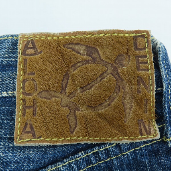 実際に弊社で買取させて頂いたSUGAR CANE/シュガーケーン 砂糖黍 ALOHA DENIM アロハデニムの画像 3枚目