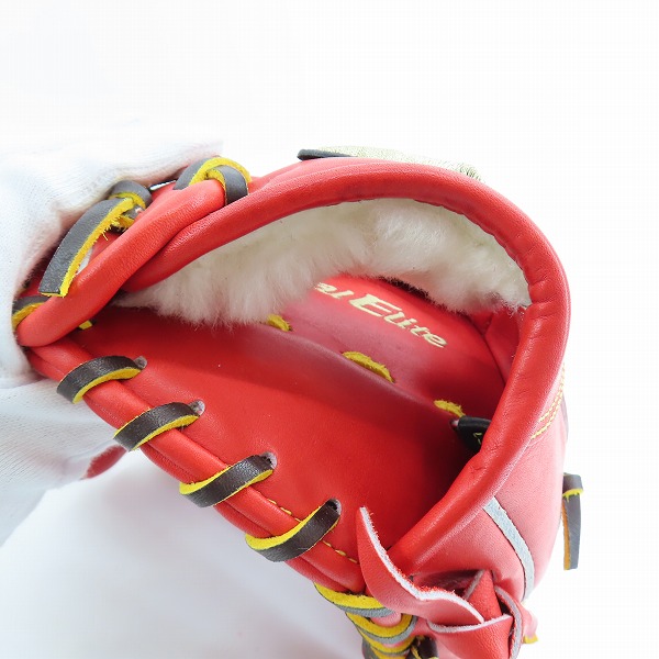 実際に弊社で買取させて頂いた【未使用】Mizuno/ミズノ Global Elite グローバルエリート H selection インフィニティ 内野手用 硬式グローブ 1AJGH20303の画像 4枚目