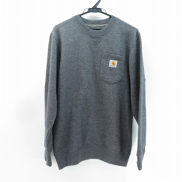 実際に弊社で買取させて頂いたCarhartt/カーハート CREWNECK POCKET SWEATSHIRT/クルーネックス ポケット スウェットシャツ/トレーナー 103852-026/S