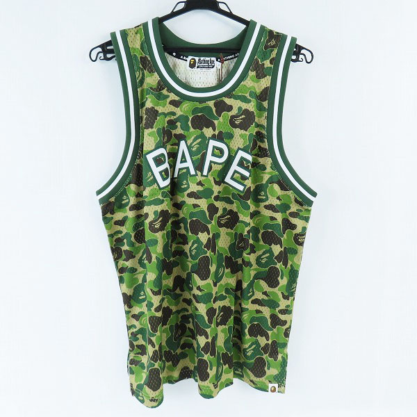 実際に弊社で買取させて頂いた【未使用】A BATHING APE/アベイジングエイプ ABC CAMO BASKETBALL TANK TOP/M