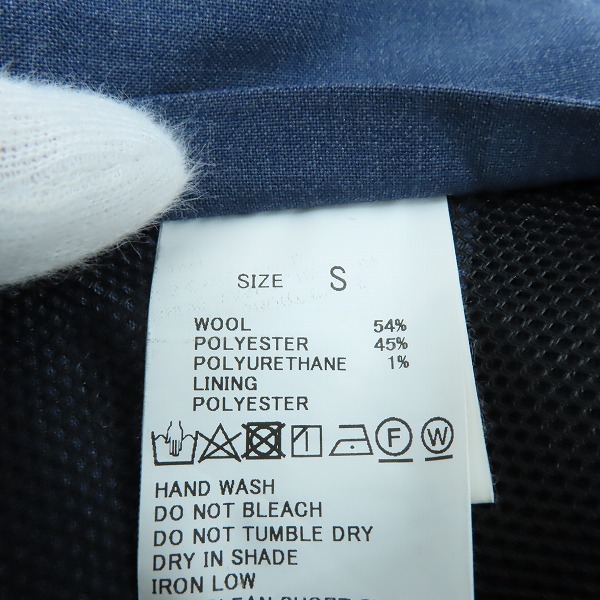 実際に弊社で買取させて頂いたTOMORROWLAND/トゥモローランド ストレッチトロピカルイージースラックス 61-04-21-04504/Sの画像 6枚目