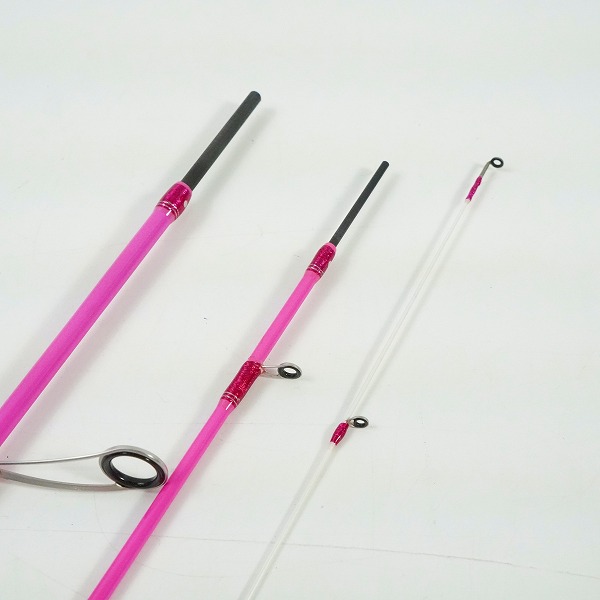 実際に弊社で買取させて頂いたAbuGarcia/アブガルシア Salty Style Colors Candy Pink STCS-664LS-CP 4ピース スピニングロッド ルアーロッド ケース付きの画像 6枚目