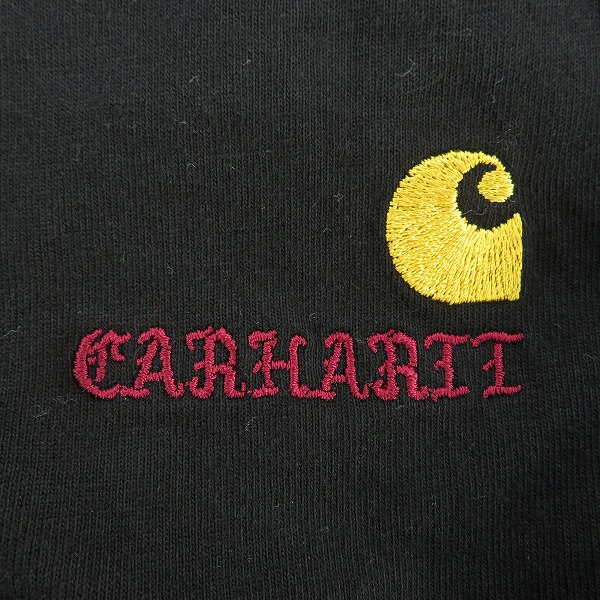 実際に弊社で買取させて頂いたWACKO MARIA×Carhartt/ワコマリア×カーハート AMERICAN SCRIPT/アメリカンスクリプト ロゴ刺繍 半袖Tシャツ Lの画像 3枚目