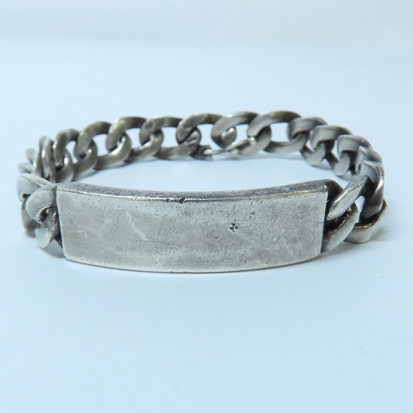 実際に弊社で買取させて頂いたMartin Margiela/マルタンマルジェラ IDブレスレット シルバー SI8UY0004の画像 1枚目