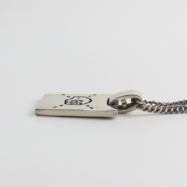 実際に弊社で買取させて頂いたGUCCI/グッチ ゴースト スカル ドクロ 髑髏 GG柄 ネックレスの画像 3枚目