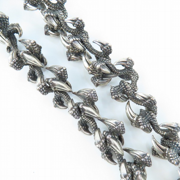 実際に弊社で買取させて頂いたBloody Mary/ブラッディマリー Silver Creature インフィニットタローン ウォレットチェーンの画像 6枚目