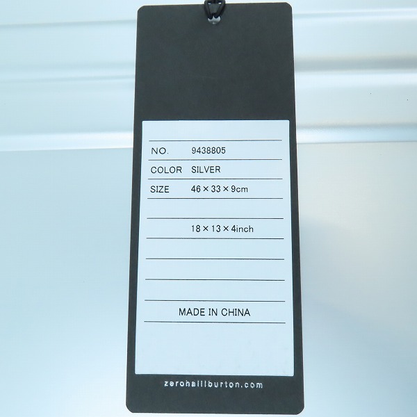 実際に弊社で買取させて頂いた【未使用】ZERO HALLIBURTON/ゼロハリバートン スリムライン アタッシュケース シルバー 9438805の画像 7枚目