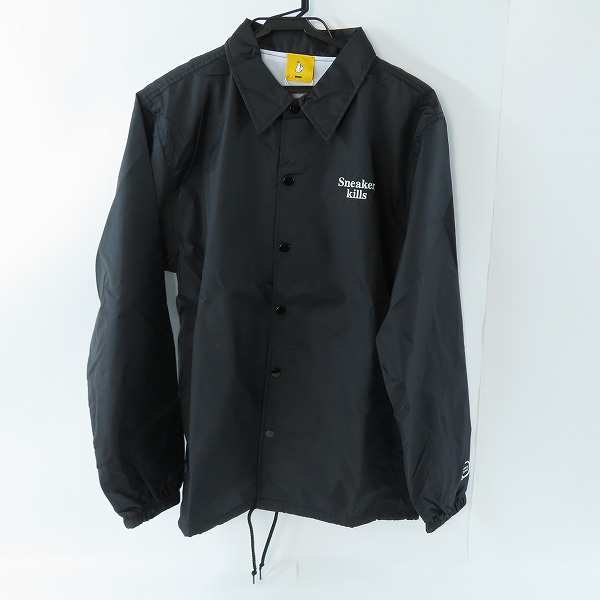 実際に弊社で買取させて頂いた(3)【未使用】FR2 × SNKRDUNK/エフアールツー × スニーカーダンク Angel Coach Jacket Black FRC2905/M