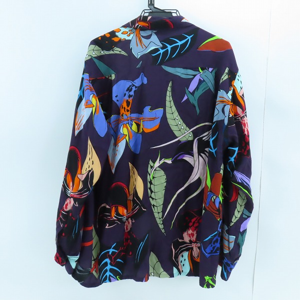 実際に弊社で買取させて頂いたWACKO MARIA/ワコマリア 21AW 百花図 HAWAIAN SHIRTS 長袖シャツ/Lの画像 1枚目